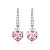 Earrings with tourmalines and diamonds