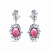 Earrings with conch pearls and diamonds