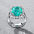 Ring with paraiba tourmaline and diamonds