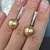 Earrings with golden South Sea pearls and diamonds
