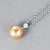 Pendant with golden South Sea pearls and diamonds