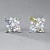 Stud earrings with sapphires and diamonds