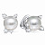 Stud earrings with South Sea pearls and diamonds