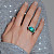 Ring with Lagoon tourmaline and diamonds