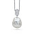 Pendant with South Sea baroque pearl and diamonds
