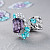Ring with spinel, paraiba tourmalines and diamonds