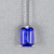 Pendant with tanzanite and diamonds