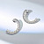 Earrings with Akoya pearls and diamonds