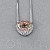 Pendant with Bi-color tourmaline and diamonds