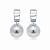 Earrings with South Sea pearls