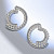 Earrings with Akoya pearls and diamonds