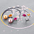 Earrings with spessartine, rubellite, diamonds, freshwater pearls and South Seas gold pearls