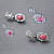 Earrings with conch pearls and diamonds