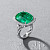 Ring with paraiba tourmaline and diamonds