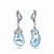 Earrings with South Sea baroque pearls and diamonds