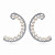 Earrings with akoya pearls and diamonds