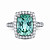 Ring with Lagoon tourmaline and diamonds