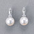 Earrings with South Sea pearls and diamonds