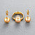 Ring with golden South Sea pearl and diamonds