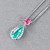 Pendant with pink spinel, paraiba tourmaline and diamonds