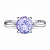 Ring with lavender tanzanite