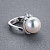Ring with South Sea pearl and diamonds