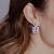Earrings with morganites and diamonds