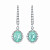 Earrings with paraiba tourmalines and diamonds
