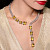 Necklace with yellow sapphires and diamonds