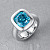 Ring with Cambodian zircon