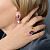 Earrings with spessartine, rubellite, diamonds, freshwater pearls and South Seas gold pearls