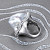 Ring with South Sea baroque pearl and diamonds