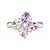 Ring with sapphires and diamonds
