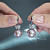 Earrings with freshwater pearl and diamonds