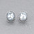 Stud earrings with South Sea keshi pearls and diamonds