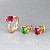 Ring with rubellite tourmaline