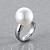 Ring with South Sea pearl and diamonds