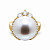 Ring with South Sea pearl and diamonds