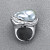 Ring with South Sea baroque pearl and diamonds