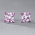 Stud earrings with sapphires and diamonds