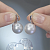 Earrings with South Sea pearls