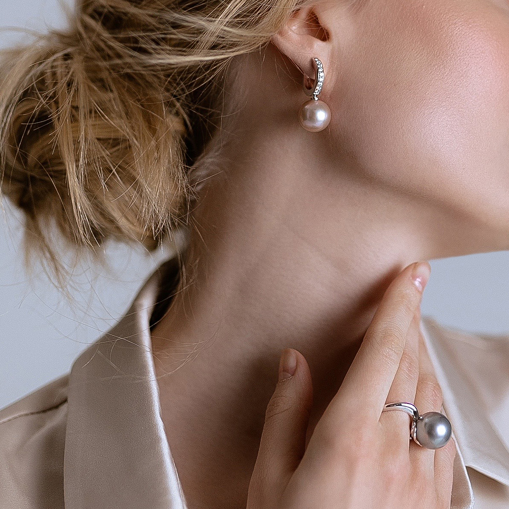 Ring with Tahitian pearl картинка 2