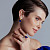 Earrings with a yellow sapphire, tanzanite, and diamonds