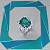 Ring with indicolite tourmaline and diamonds