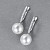 Earrings with South Sea pearls and diamonds