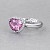 Ring with spinel and diamonds