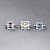 Ring with spinel and diamonds