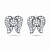 Earrings with diamonds