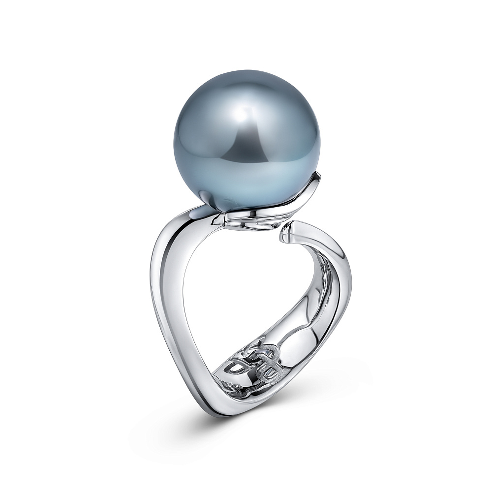 Ring with Tahitian pearl картинка 1