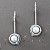 Earrings with South Sea pearls and diamonds